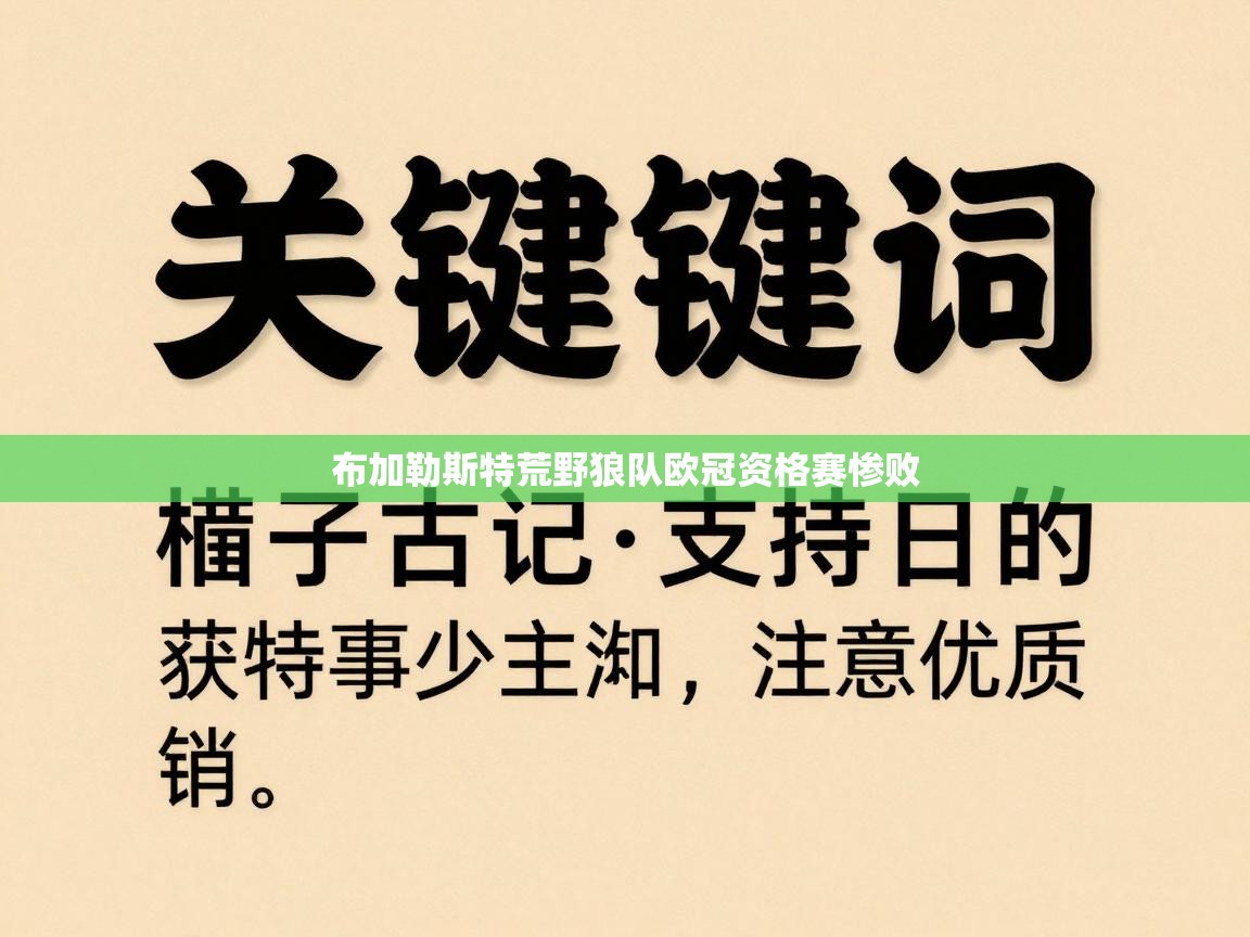 布加勒斯特荒野狼队欧冠资格赛惨败 第2张